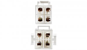 4 pole connector blocks.